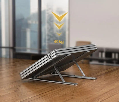 DeskOpti - Ergonomic Aluminum Laptop Stand