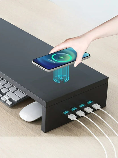 DeskOpti - Computer Monitor Stand with USB port