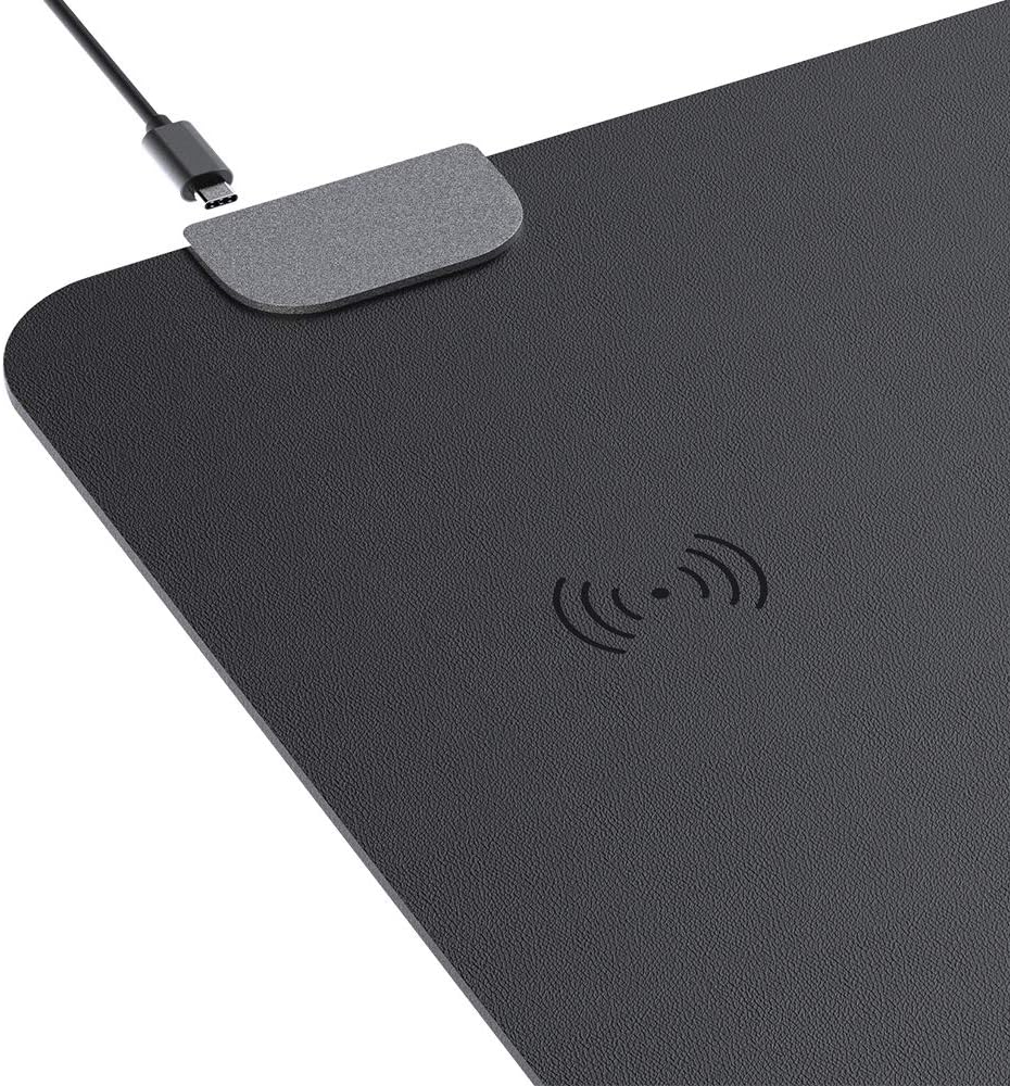 DeskOpti - Wireless Charger Mouse Pad