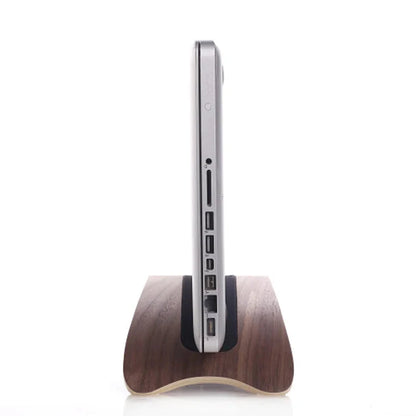 DeskOpti - Vertical Wooden Computer Stand