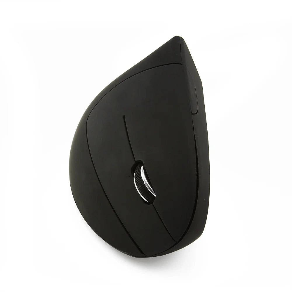 DeskOpti Wireless Ergonomic Vertical Mouse - 2.4G USB Optical for Right & Left Hand