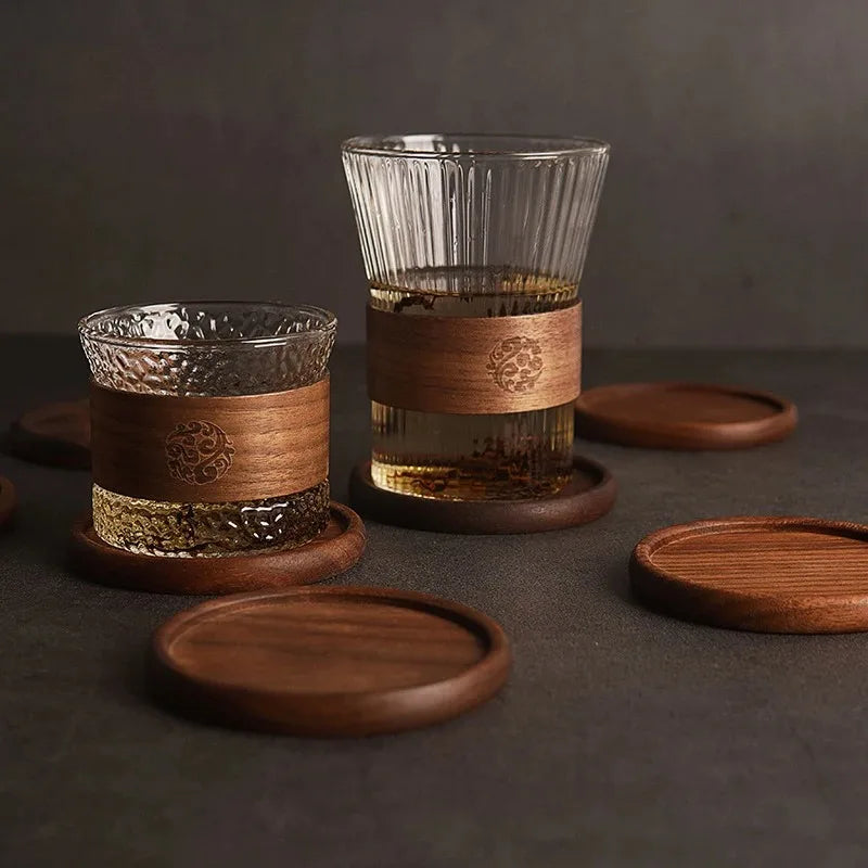 DeskOpti - Wooden Coasters