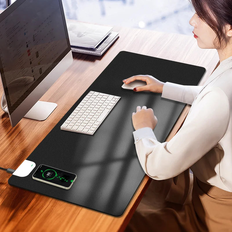 DeskOpti - Wireless Charger Mouse Pad