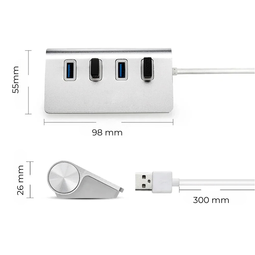 DeskOpti - High-speed USB 3.0 Splitter