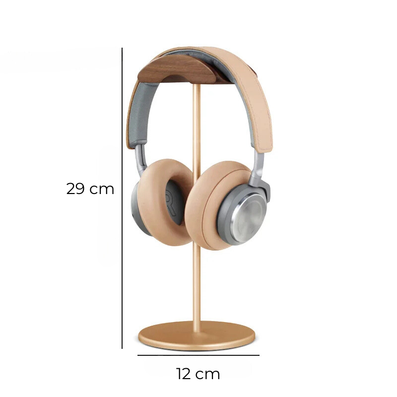 DeskOpti - Wooden Headphone Stand