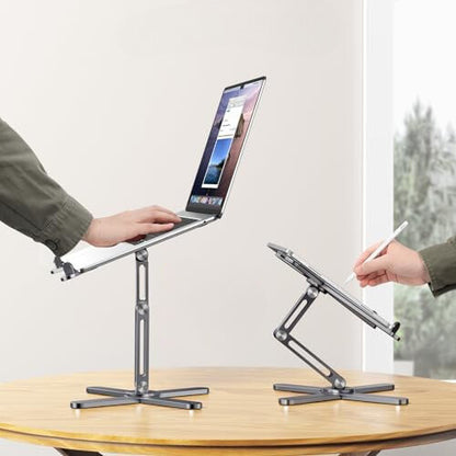 DeskOpti - Computer Stand with Rotating Base