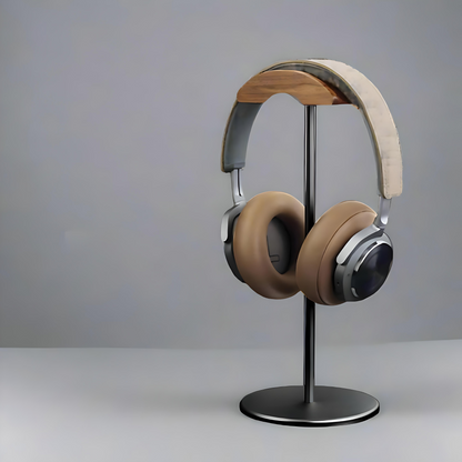 DeskOpti - Wooden Headphone Stand